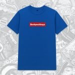 Backpack Boyz Blue Red Box Logo Short Sleeve T-Shirt