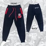 Black BB Logo Tech Pants
