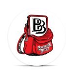 Backpack Boyz Red White BB Logo Backpack