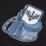 "Backpackboyz x SinnerSeeking" Takeover Tee Black/Blue - Image 5