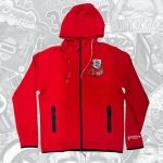 Backpack Boyz Red BB Logo Tech Zip up Hoodie