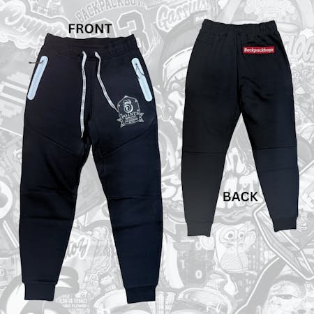 b065edcd36ac4127b19d809a92814a6d Backpack Boyz Black White 5 Points Tech Pants