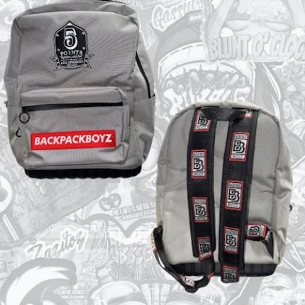 Backpack Boyz Grey 5 Points Logo Backpack